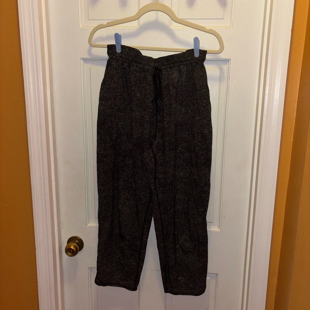 Lululemon Black mottled drawstring Pants